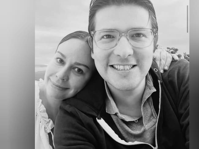 María Claudia Tarazona y Miguel Uribe. Foto: @maclaudiat en Instagram