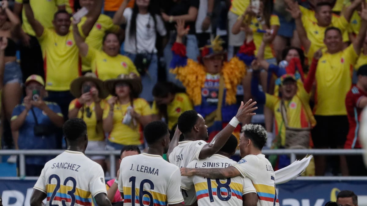 La Selección Colombia desciende en el Ranking FIFA: así va la clasificación