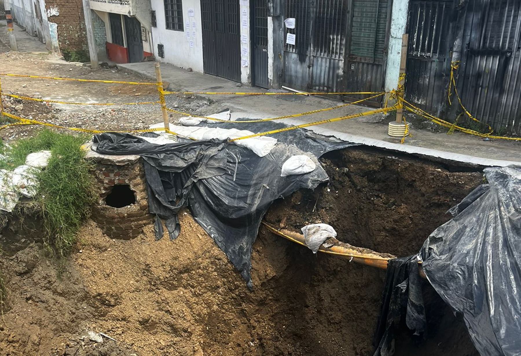 Colapso alcantarillado San pedro Alejandrino