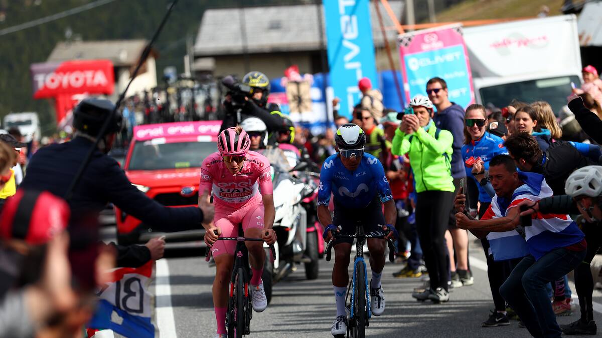 Pogacar elogia a Nairo Quintana: “De niño lo veía, alcanzarlo y superarlo me enorgullece”