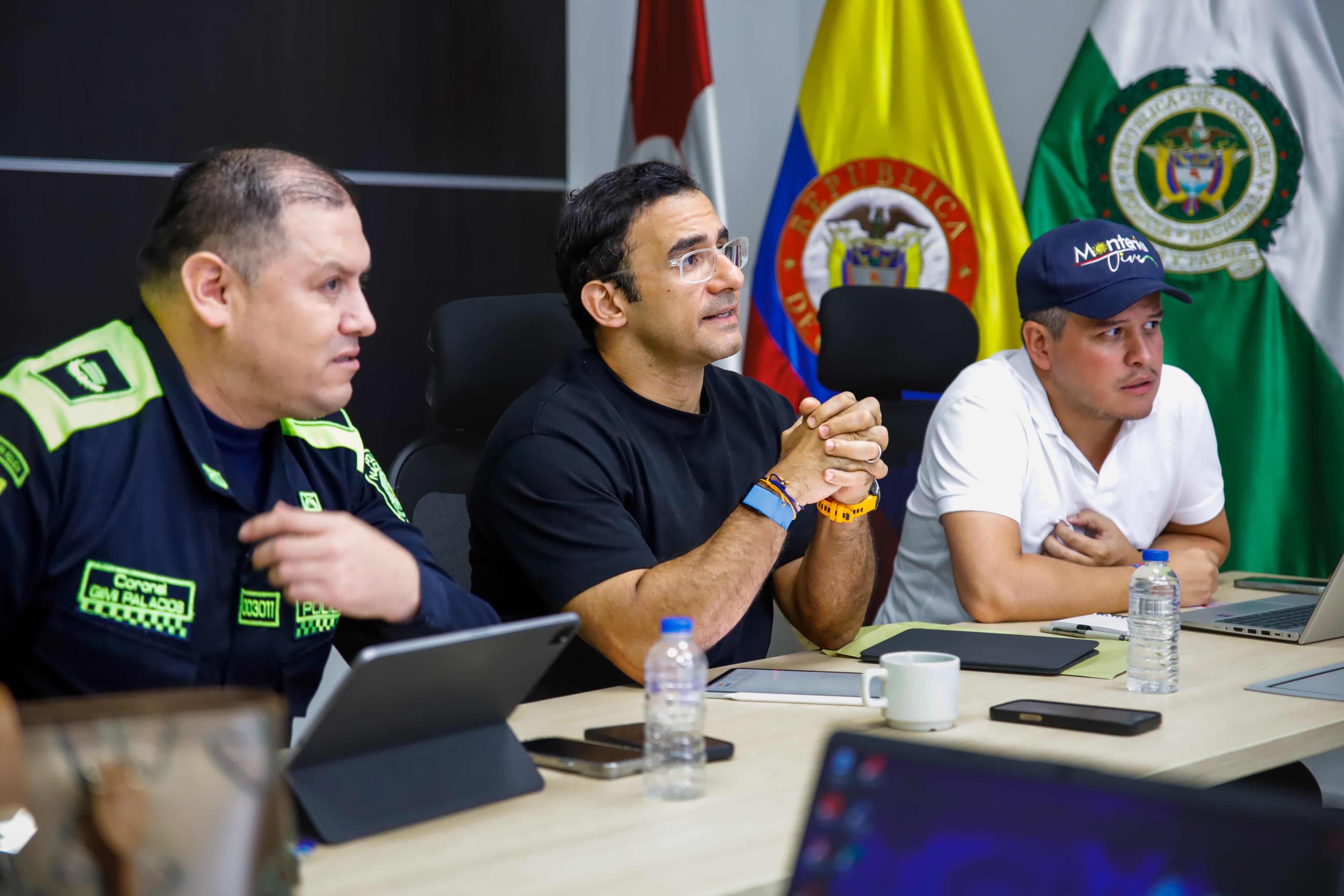 El alcalde de Montería, Hugo Kerguelén, lideró un consejo de seguridad para atender los casos de escopolamina.