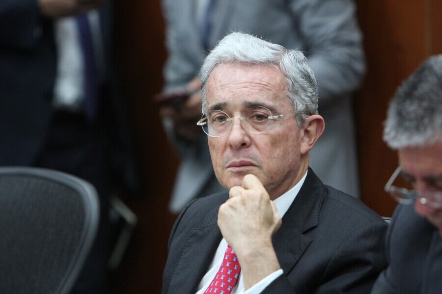 Álvaro Uribe expresó que él nunca dio una orden delincuencial al abogado Diego Cadena. Foto: Colprensa.