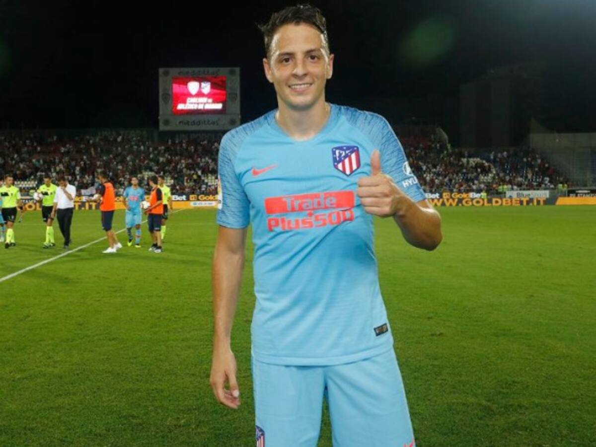 Santiago Arias jugó sus primeros minutos con el Atlético de Madrid