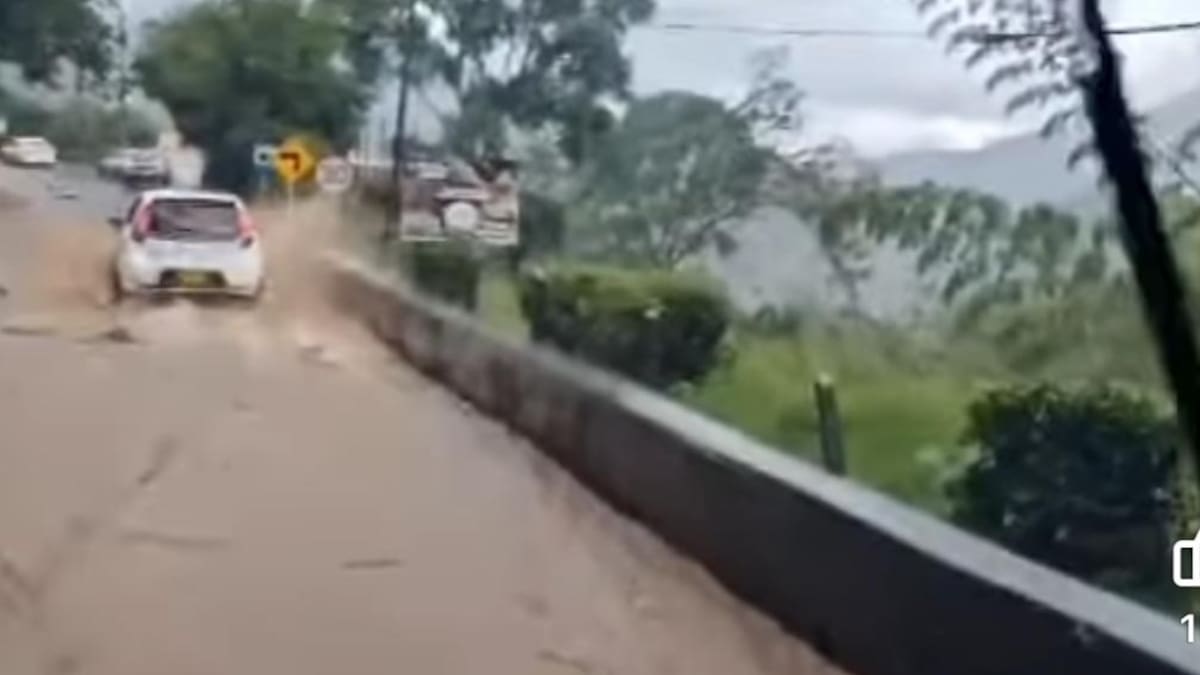 6 viviendas inundadas dejo un aguacero en el municipio de Villamaría, Caldas