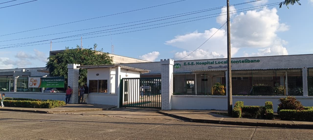 Hospital Local de Montelíbano. Foto: Prensa Alcaldía de Montelíbano. 