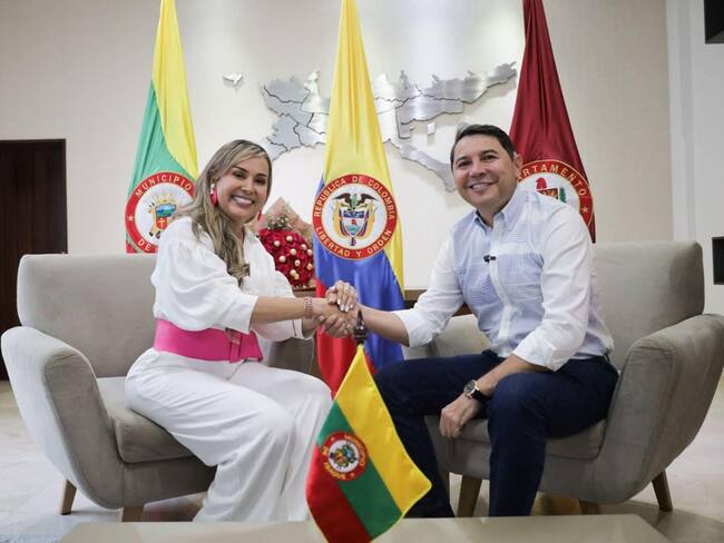 Johana Aranda y Andrés Hurtado