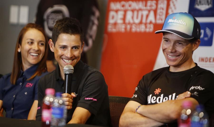 Esteban Chaves en el Campeonato Nacional de Ruta / EFE.