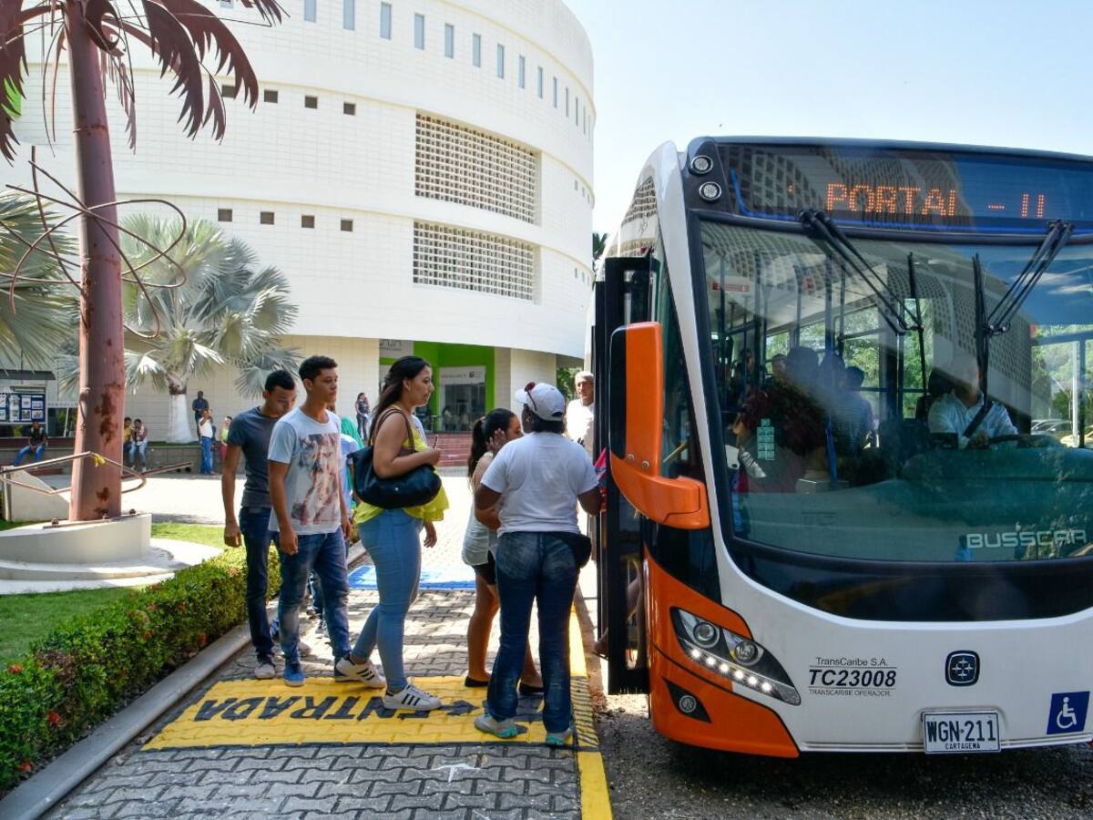 Transcaribe hará jornada de personalización y activación de tarjetas en la UTB