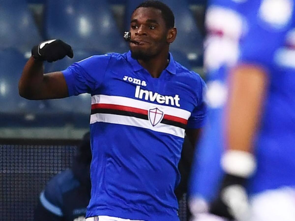 Duván Zapata anotó en la derrota de la Sampdoria ante la Lazio