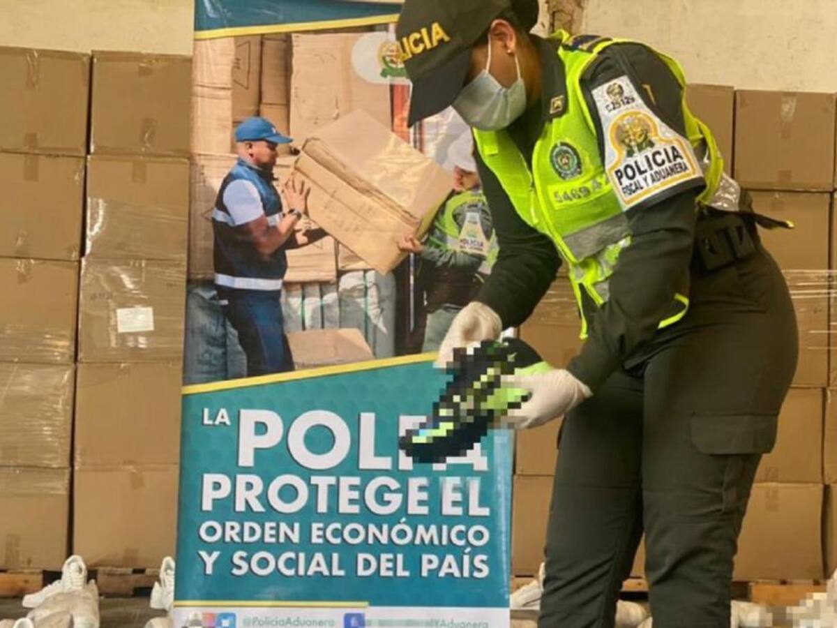 Incautaron cargamento de zapatos procedentes de Vietnam