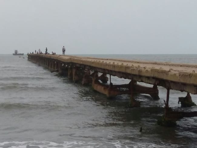 Comunidad pide reanudar obras del Muelle de Puerto Colombia