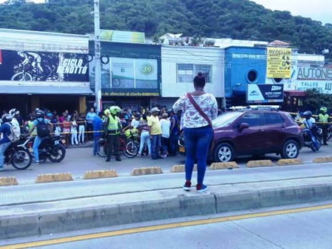 Accidente de tránsito de dos motos deja una persona muerta en Cartagena