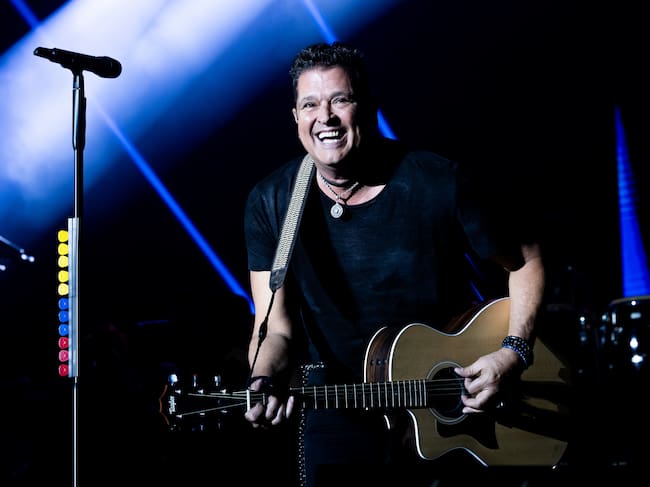 MADRID, SPAIN - JULY 14: Carlos Vives performs in concert at WiZink Center on July 14, 2024 in Madrid, Spain. (Photo by Aldara Zarraoa/Redferns)