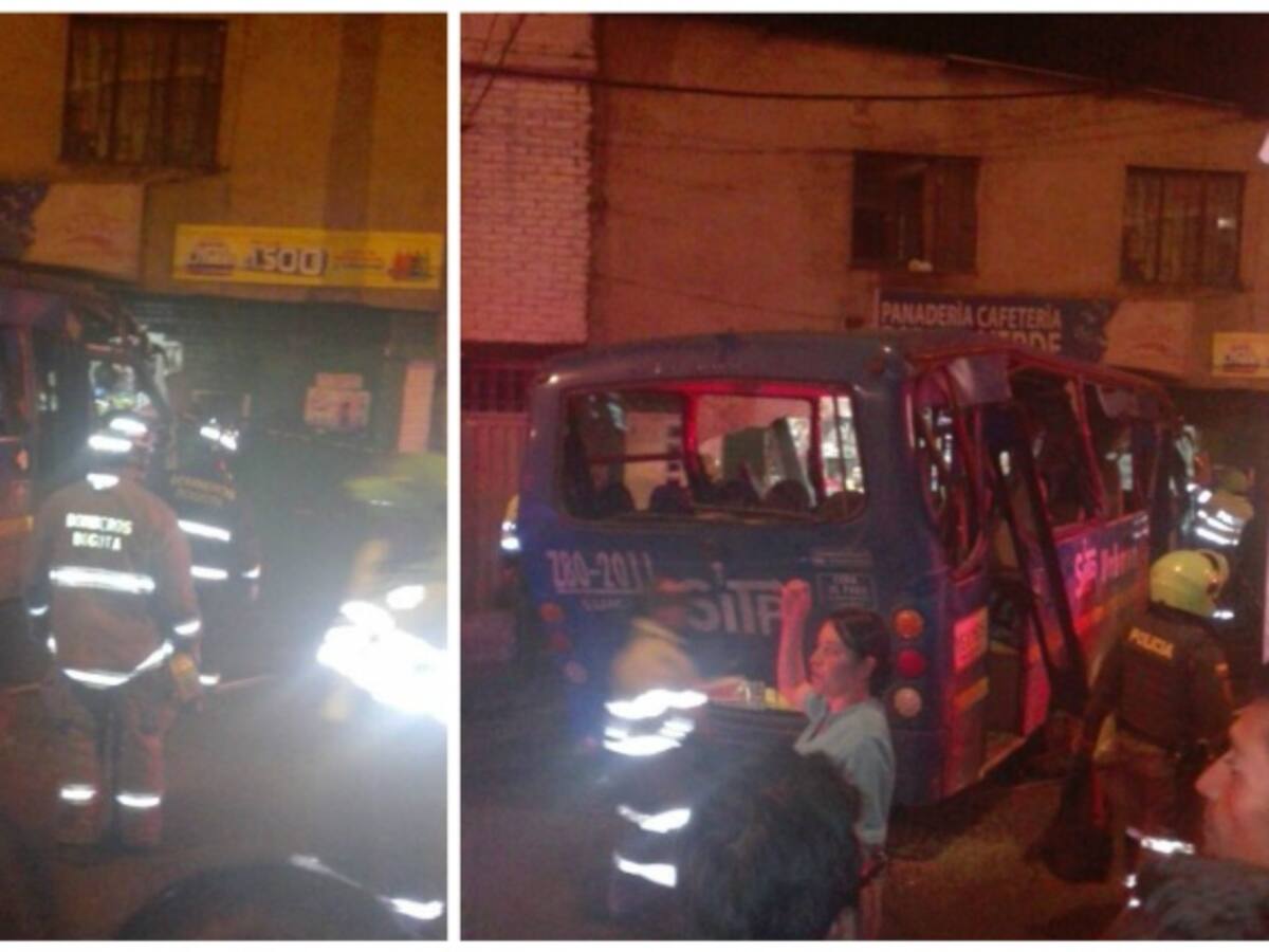 Al menos 27 heridos por accidente de un SITP en el sur de Bogotá