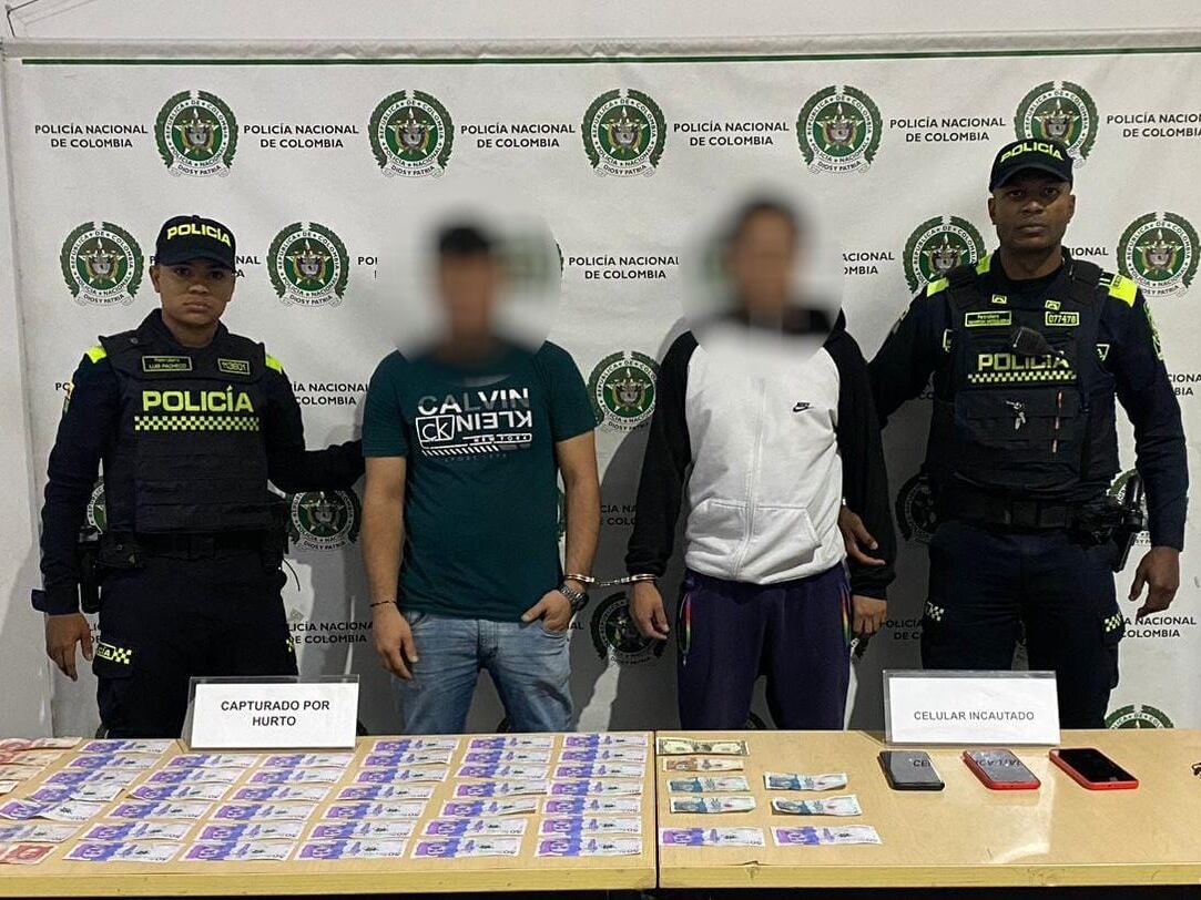 Capturados por secuestro- foto policía Metropolitana