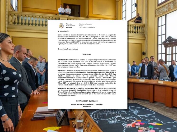 Fallo del Tribunal Administrativo de Caldas