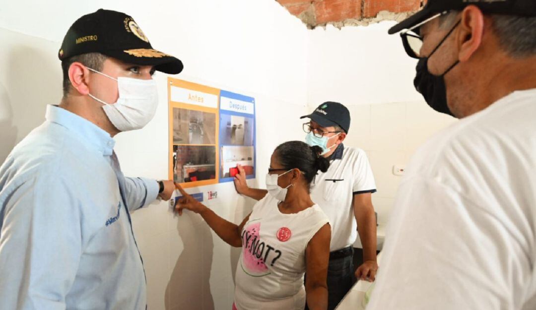 La meta de Corvivienda y MinVivienda es entregar 900 mejoramientos en diferentes sectores de la ciudad al finalizar el año