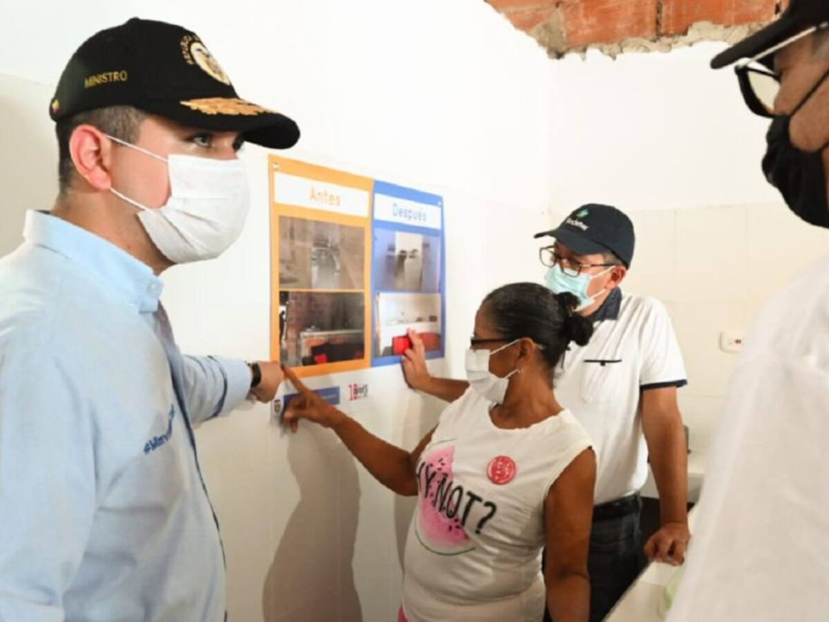 En Cartagena se han entregado 200 mejoramientos de vivienda durante el 2021