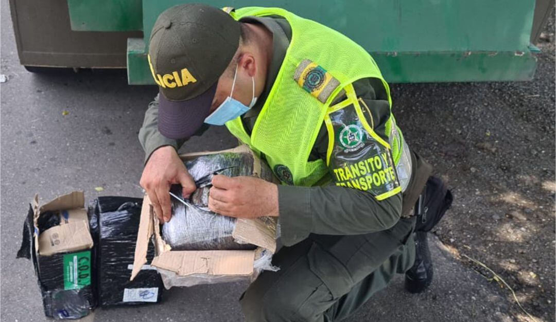 Incautación de marihuana enviada a través de encomienda