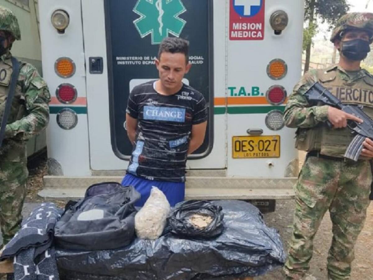 Descubren narcóticos que eran transportados en una ambulancia en Catatumbo