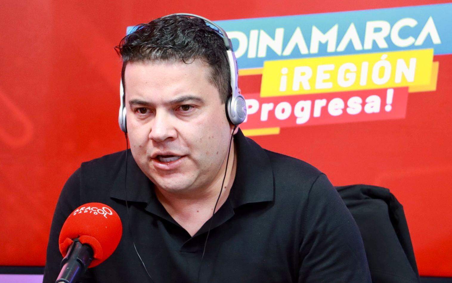 Nicolás García, gobernador de Cundinamarca / Caracol Radio