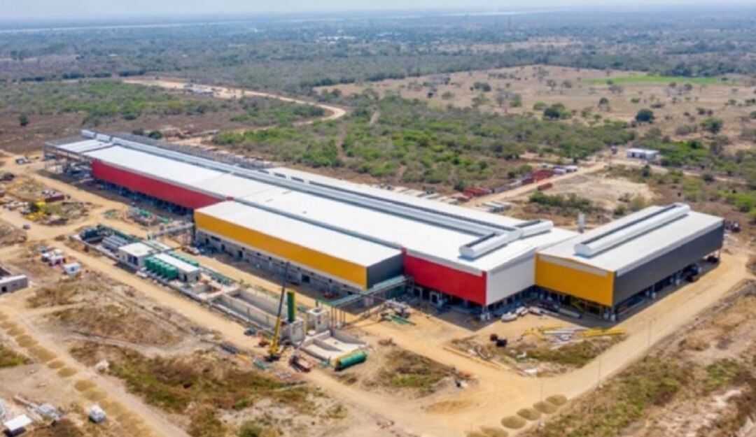 planta de Ternium en Palmar de Varela.