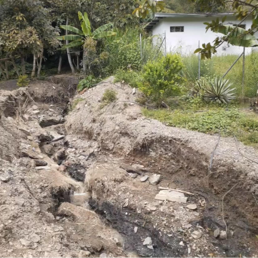 Afectaciones en vías rurales de Dabeiba, Antioquia, por las lluvias. Cortesía: Alcaldía de Dabeiba.