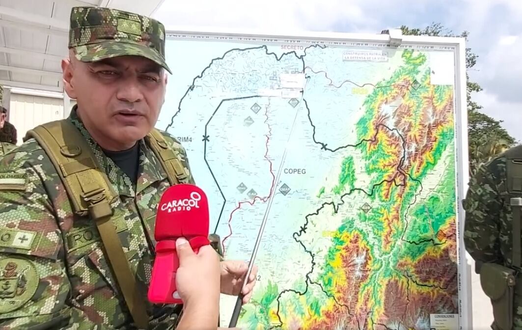 General John Rojas. Cortesía: Caracol Radio