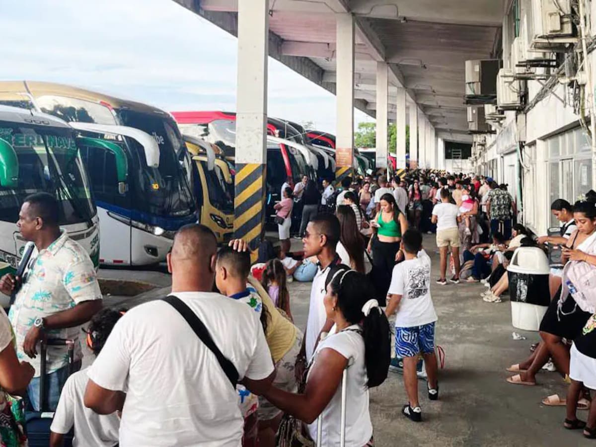 Más de 1 millón 600 mil pasajeros ha movilizado la Terminal de Transporte de Santa Marta