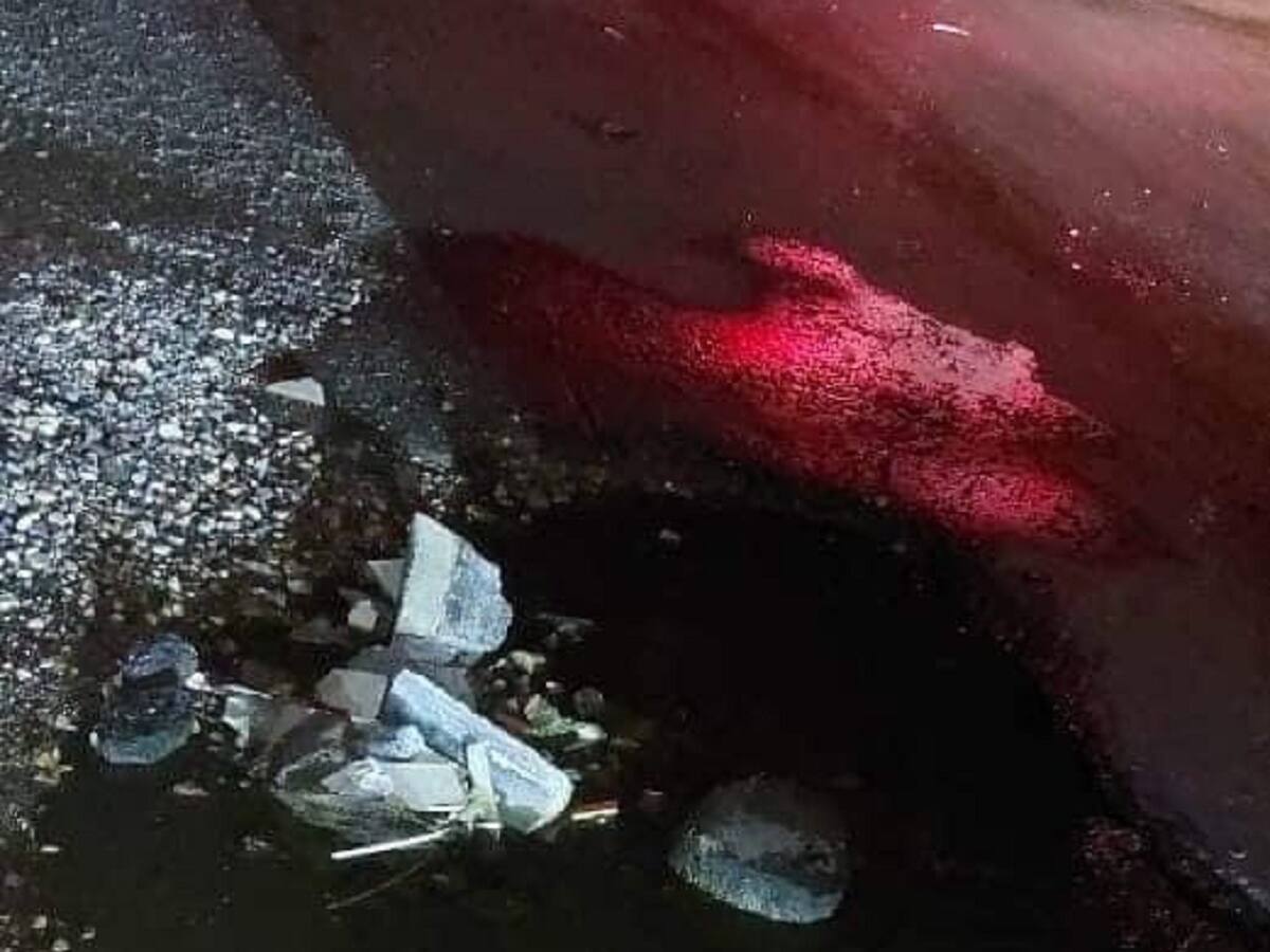 Por un hueco se registró un accidente que dejó una persona herida en La Dorada
