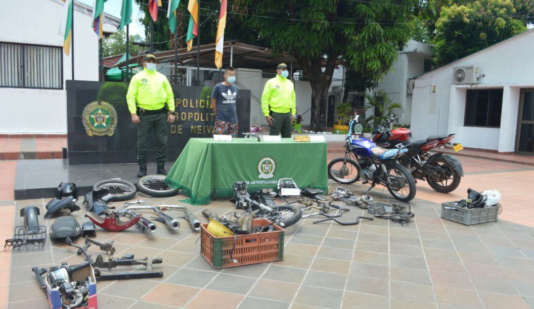 Incautación de la Policía Metropolitana de Neiva