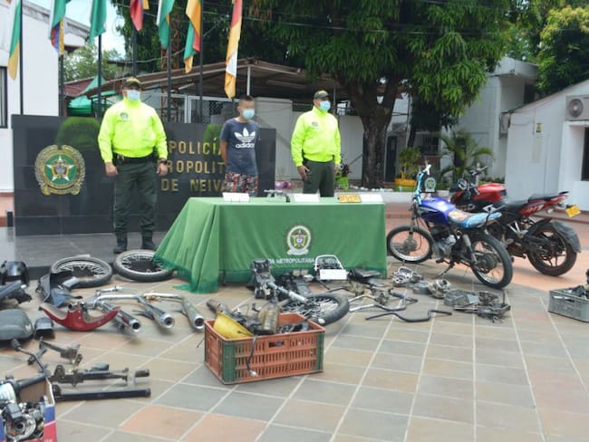 Incautación de la Policía Metropolitana de Neiva