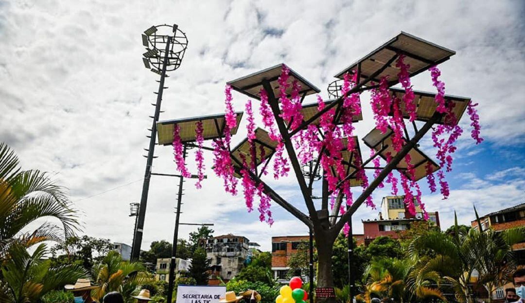 Árbol Solar centro Ibagué 