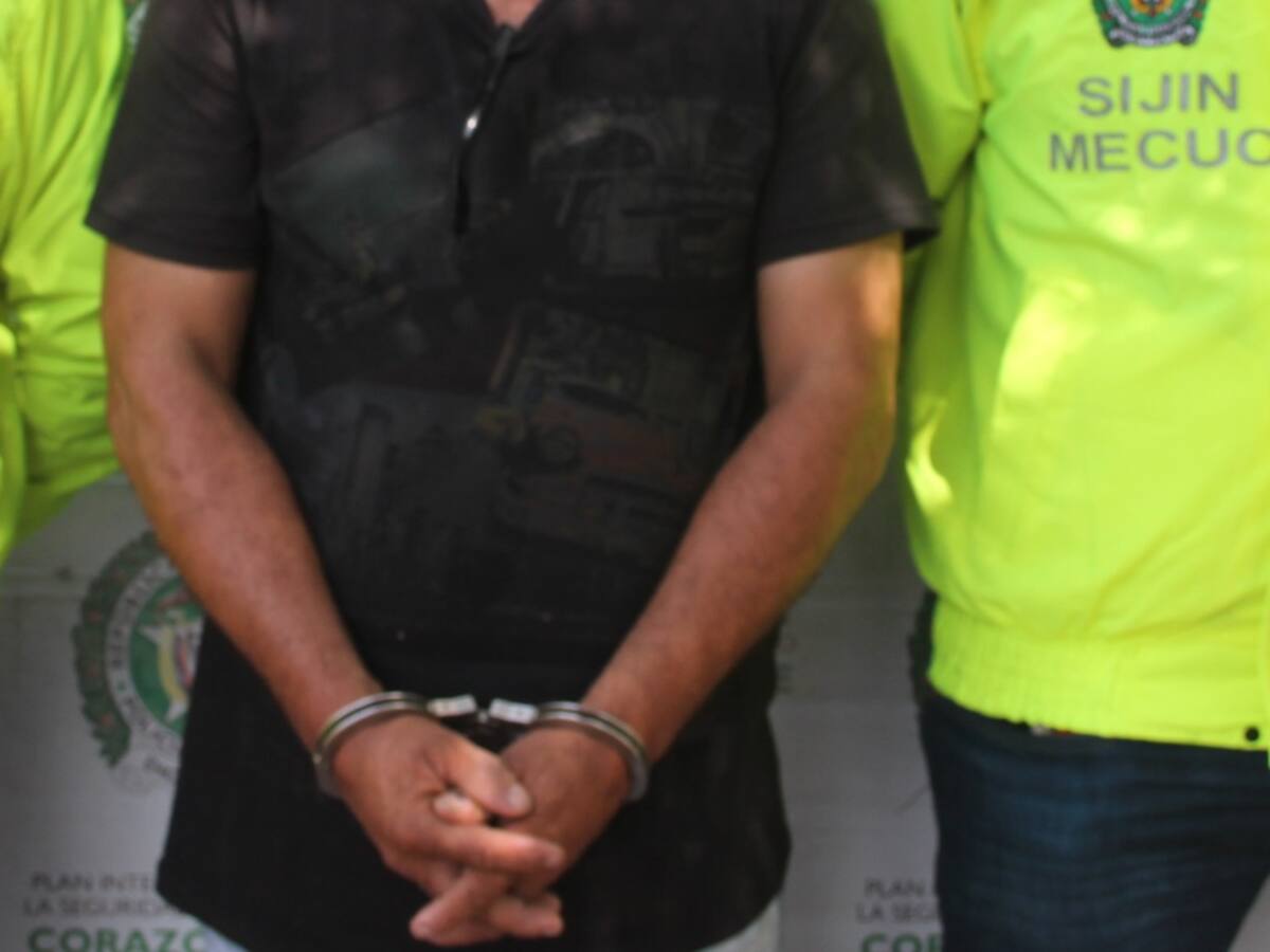 Capturan presunto integrante del Eln en Los Patios