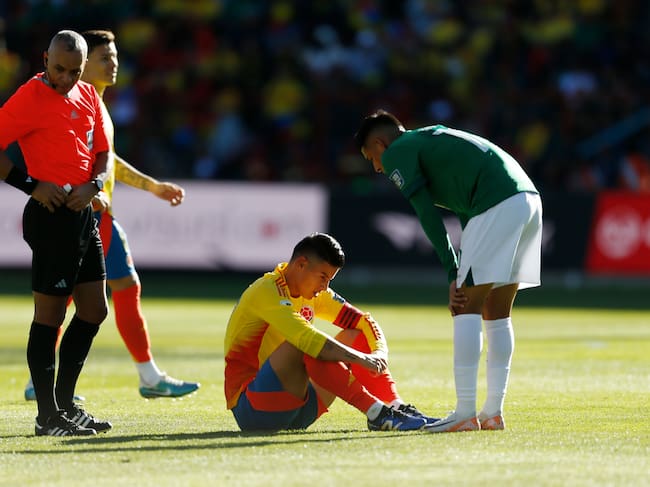 James Rodríguez disputó los 90 minutos del juego en El Alto. (Photo by Gaston Brito Miserocchi/Getty Images)