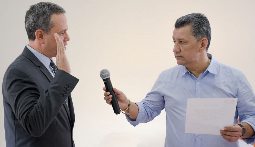 Posesión de Omar Mejía para un nuevo período en la rectoría
