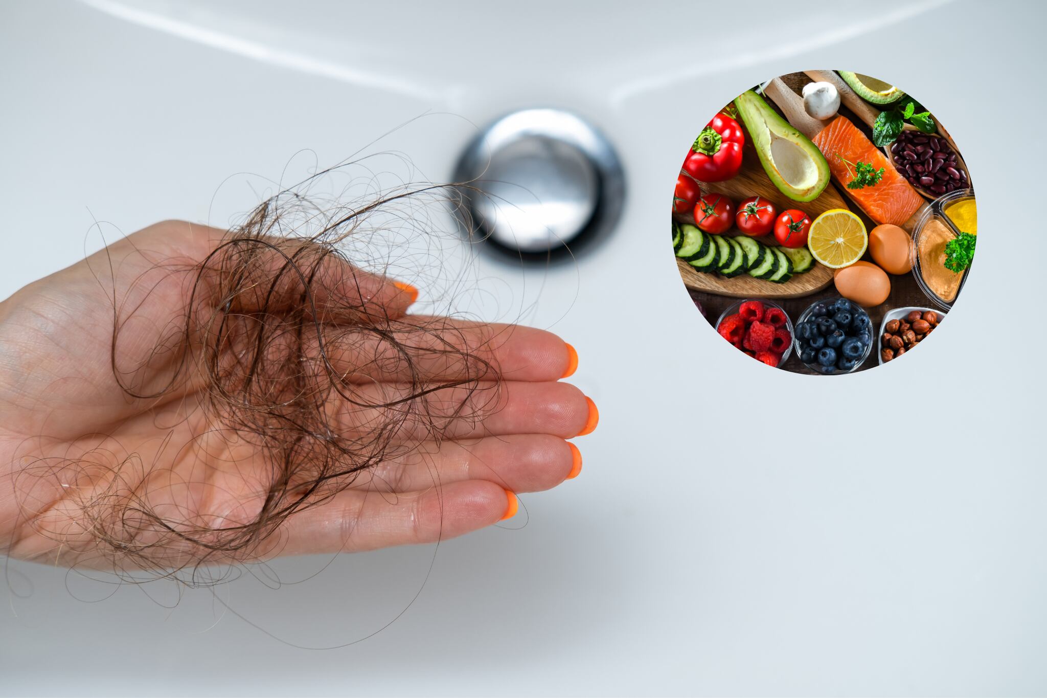 Vitaminas y alimentos para prevenir la caída del cabello - Getty Images