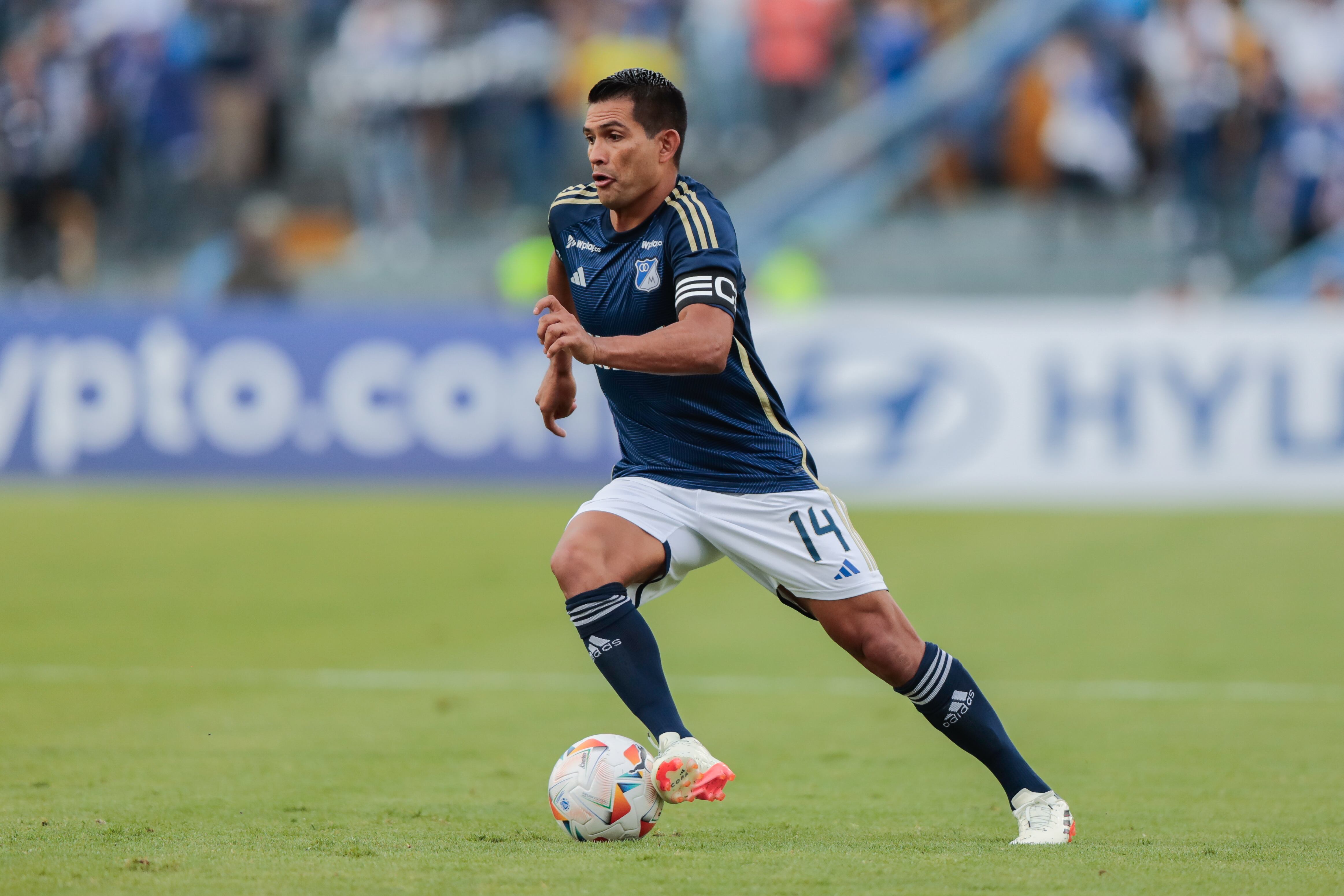 David Mackalister Silva, capitán de Millonarios. (Photo by Andres Rot/Getty Images)