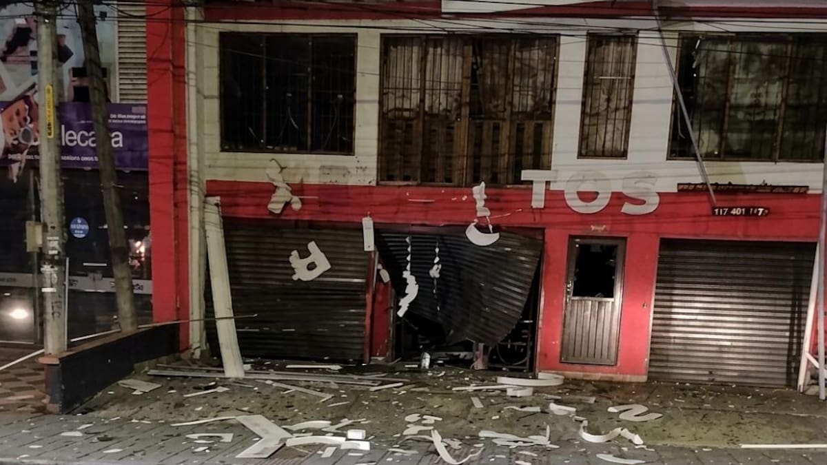 Autoridades buscan al responsable de activar un explosivo en un establecimiento comercial de Popayán