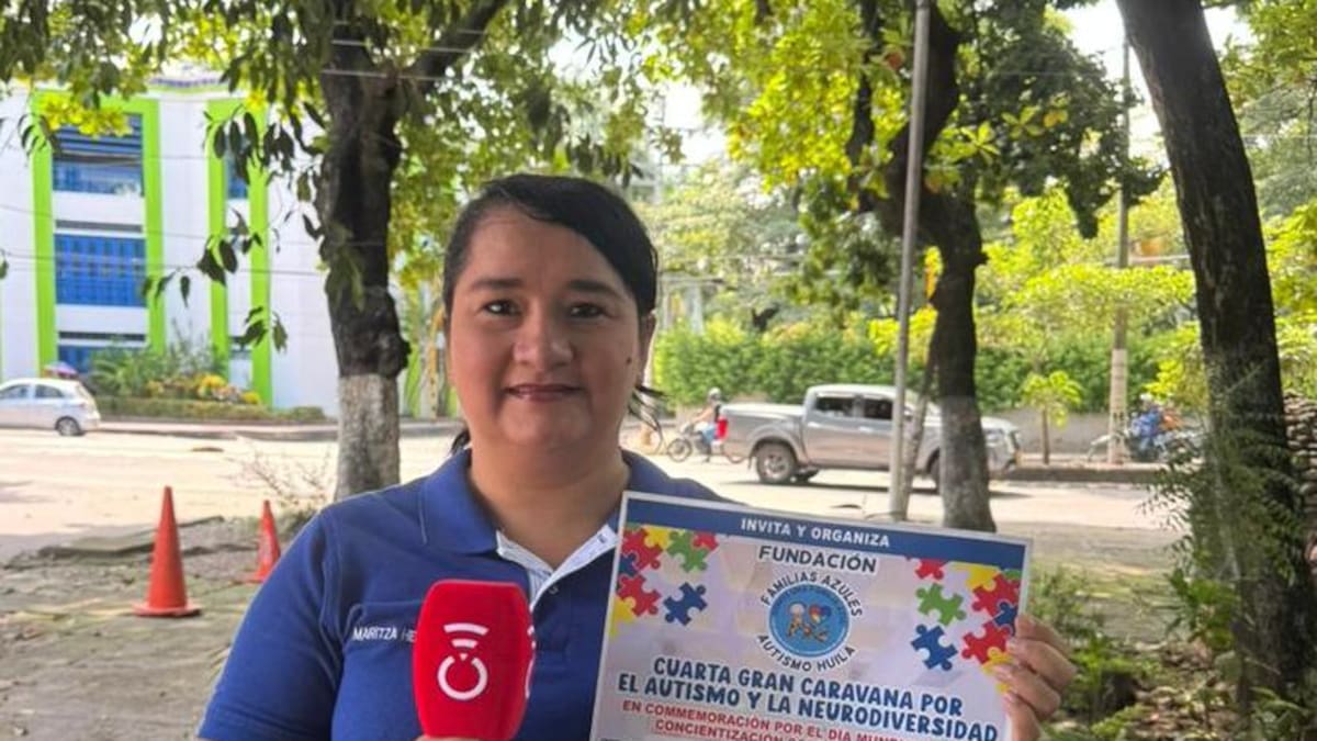 Caravana por el autismo recorrerá Neiva para exigir inclusión, al sistema educativo y de salud