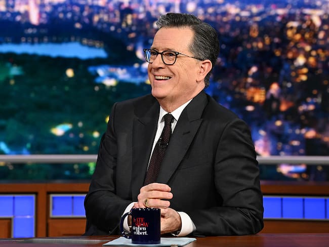 NEW YORK - DECEMBER 18: Stephen Colbert on the CBS series The Late Show with Stephen Colbert, scheduled to air on the CBS Television Network. (Photo by Scott Kowalchyk/CBS via Getty Images)