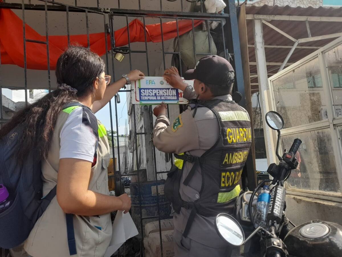 EPA Cartagena suspendió construcción en reconocido establecimiento nocturno