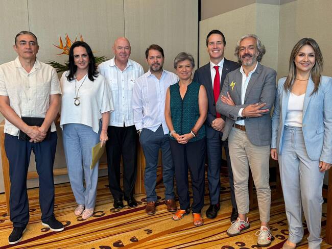 Precandidatos presidenciales se reunieron con delegación de EE.UU. en Cartagena. Foto: Suministrada.