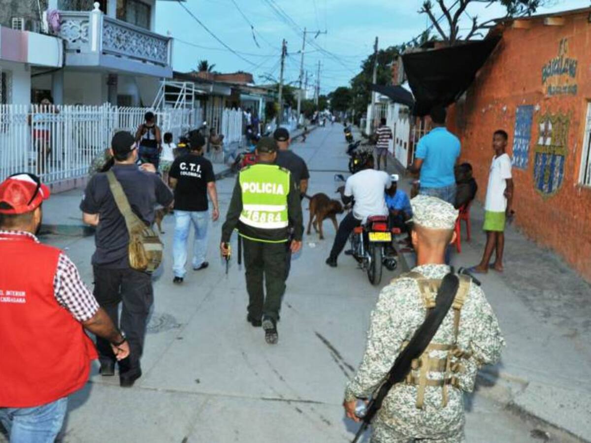 Se realizó control a establecimientos del barrio Canapote en Cartagena