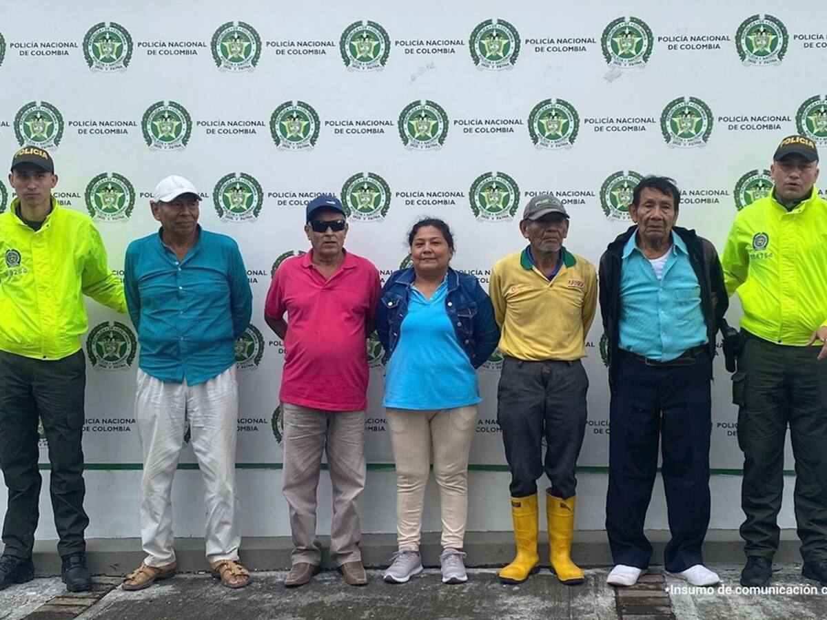 Fueron capturados por desplazamiento contra un grupo de indígenas en Coyaima, Tolima