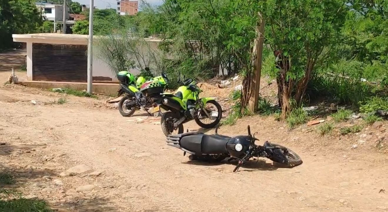 Intercambio de disparos deja un policía herido en Cúcuta. / Foto: Noticias Cúcuta 75.