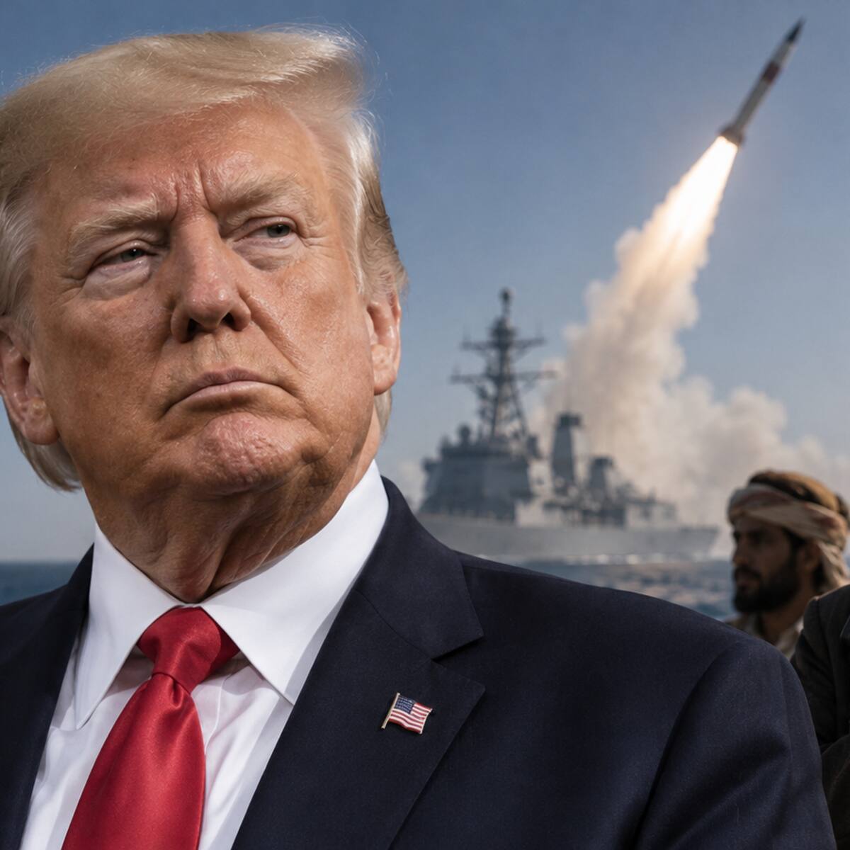 Presidente Trump aseguró que los hutíes de Yemen aceptaron no luchar contra EE.UU.