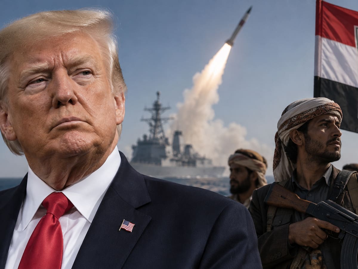 Presidente Trump aseguró que los hutíes de Yemen aceptaron no luchar contra EE.UU.