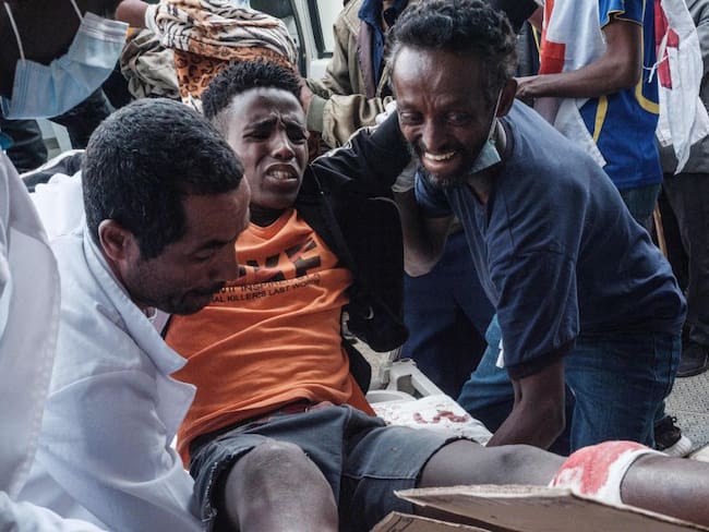 Los combates y bombardeos han dejado cientos de heridos y miles de muertos en Etiopía.