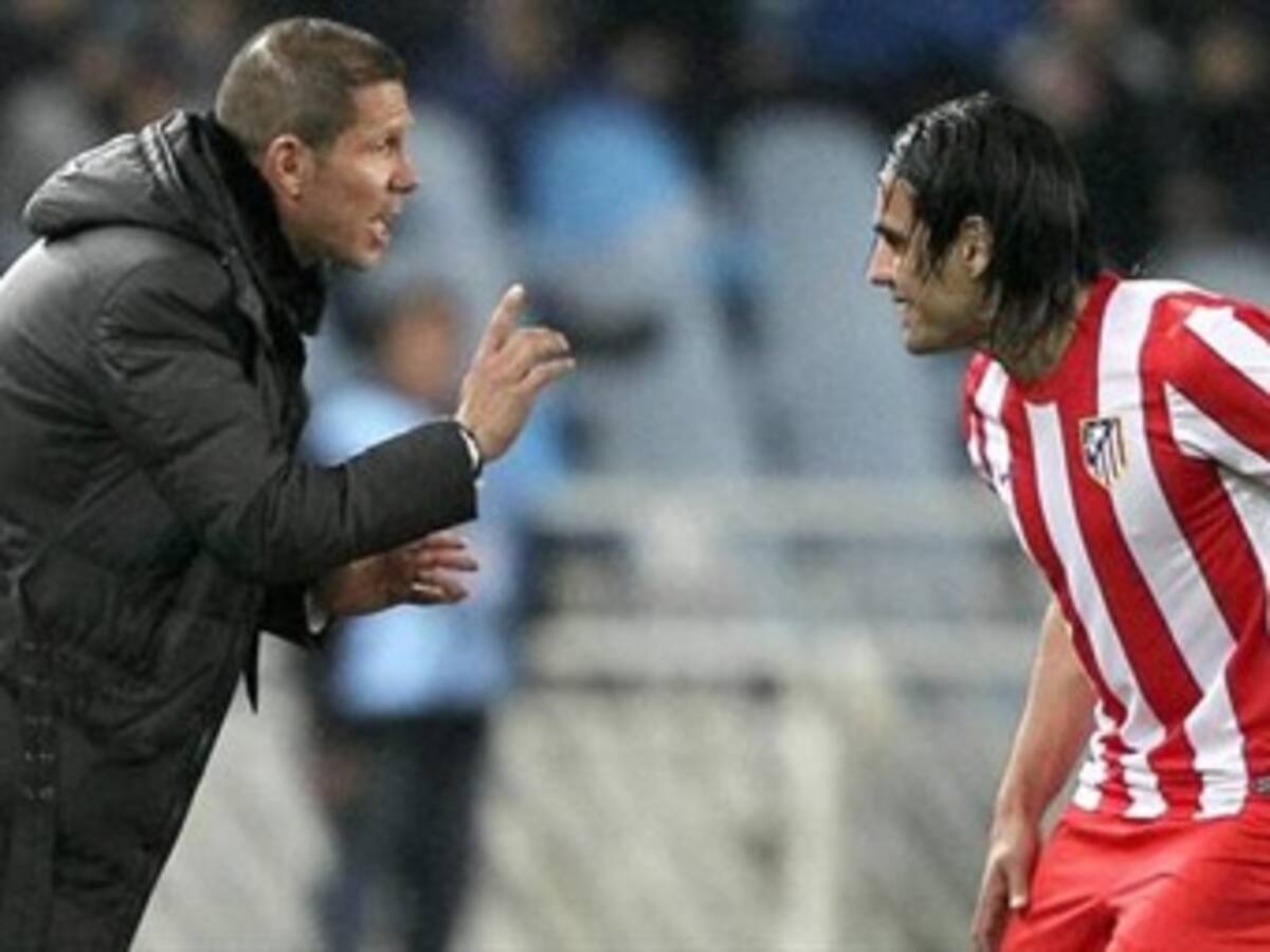 Simeone: 'Falcao jugará la final ante Athletic como si fuera la primera o la última'